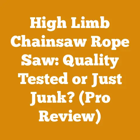 High Limb Chainsaw Rope Saw: Quality Tested or Just Junk? (Pro Review)
