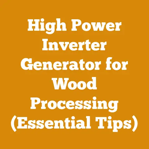 High Power Inverter Generator for Wood Processing (Essential Tips)