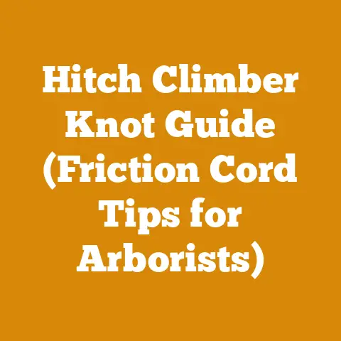 Hitch Climber Knot Guide (Friction Cord Tips for Arborists)