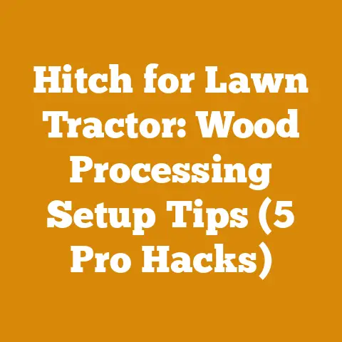 Hitch for Lawn Tractor: Wood Processing Setup Tips (5 Pro Hacks)