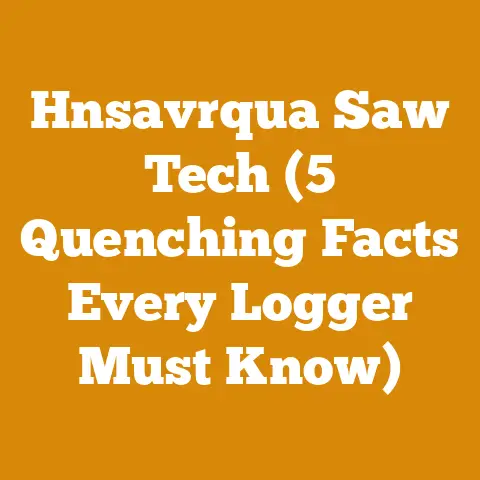 Hnsavrqua Saw Tech (5 Quenching Facts Every Logger Must Know)