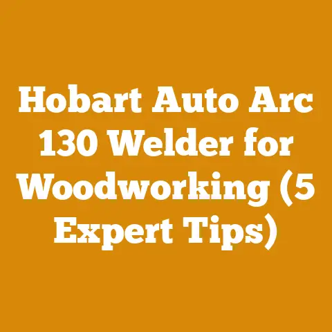 Hobart Auto Arc 130 Welder for Woodworking (5 Expert Tips)