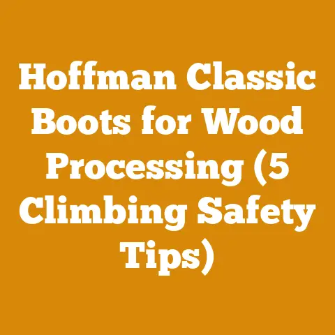 Hoffman Classic Boots for Wood Processing (5 Climbing Safety Tips)
