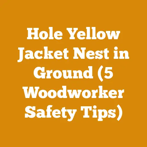 Hole Yellow Jacket Nest in Ground (5 Woodworker Safety Tips)