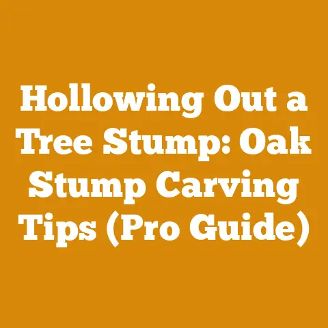 Hollowing Out a Tree Stump: Oak Stump Carving Tips (Pro Guide)