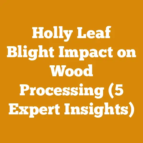 Holly Leaf Blight Impact on Wood Processing (5 Expert Insights)