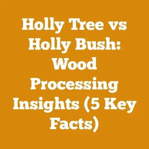 Holly Tree vs Holly Bush: Wood Processing Insights (5 Key Facts)