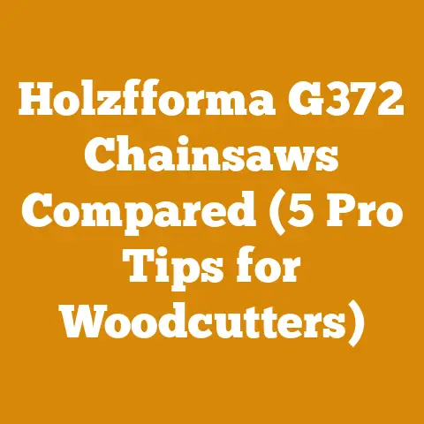 Holzfforma G372 Chainsaws Compared (5 Pro Tips for Woodcutters)