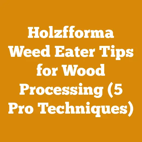 Holzfforma Weed Eater Tips for Wood Processing (5 Pro Techniques)