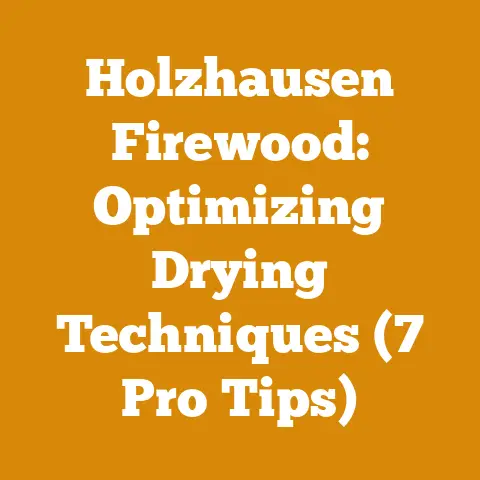 Holzhausen Firewood: Optimizing Drying Techniques (7 Pro Tips)