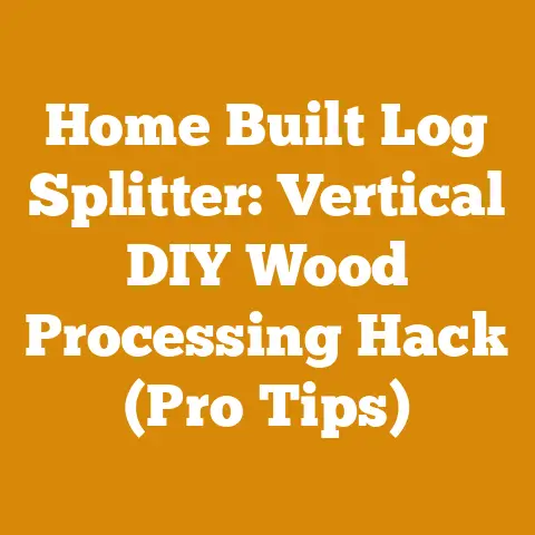 Home Built Log Splitter: Vertical DIY Wood Processing Hack (Pro Tips)