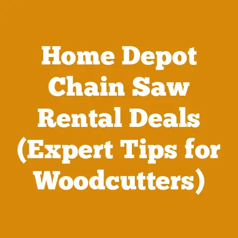 Home Depot Chain Saw Rental Deals (Expert Tips for Woodcutters)