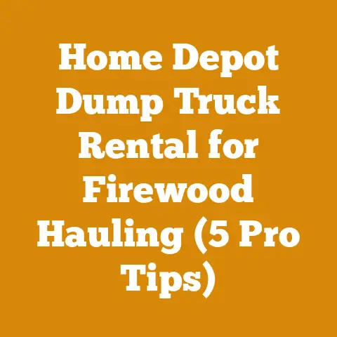Home Depot Dump Truck Rental for Firewood Hauling (5 Pro Tips)