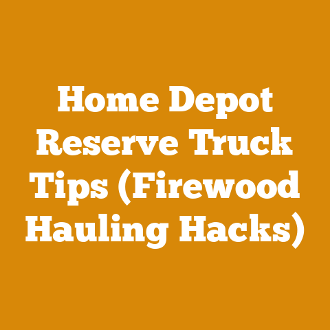 Home Depot Reserve Truck Tips (Firewood Hauling Hacks)