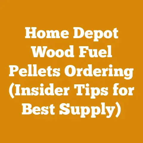 Home Depot Wood Fuel Pellets Ordering (Insider Tips for Best Supply)