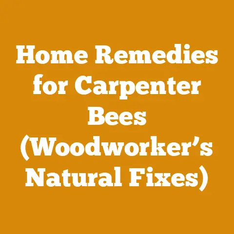 Home Remedies for Carpenter Bees (Woodworker’s Natural Fixes)