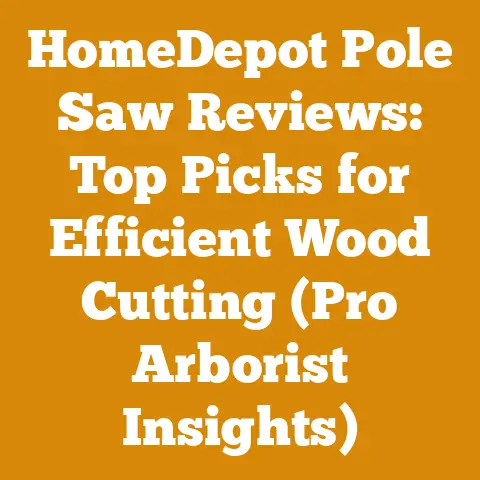 HomeDepot Pole Saw Reviews: Top Picks for Efficient Wood Cutting (Pro Arborist Insights)