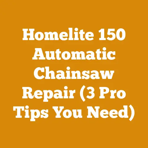Homelite 150 Automatic Chainsaw Repair (3 Pro Tips You Need)