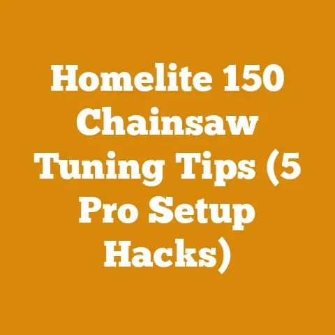 Homelite 150 Chainsaw Tuning Tips (5 Pro Setup Hacks)