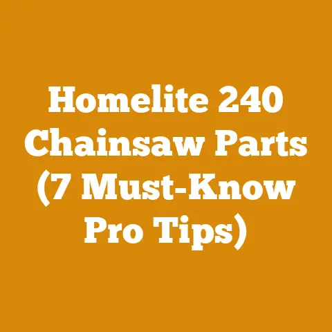 Homelite 240 Chainsaw Parts (7 Must-Know Pro Tips)