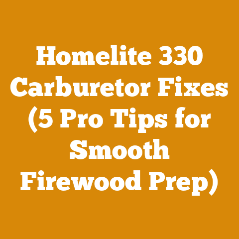 Homelite 330 Carburetor Fixes (5 Pro Tips for Smooth Firewood Prep)