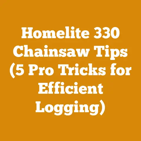 Homelite 330 Chainsaw Tips (5 Pro Tricks for Efficient Logging)