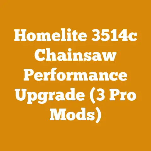 Homelite 3514c Chainsaw Performance Upgrade (3 Pro Mods)
