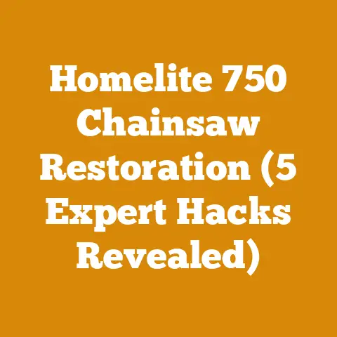 Homelite 750 Chainsaw Restoration (5 Expert Hacks Revealed)