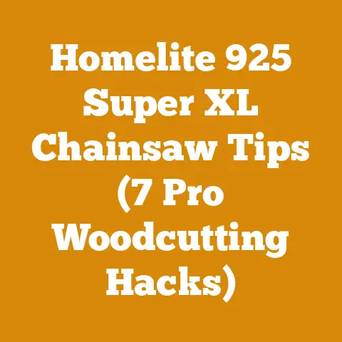 Homelite 925 Super XL Chainsaw Tips (7 Pro Woodcutting Hacks)