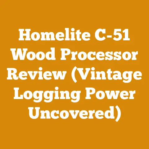 Homelite C-51 Wood Processor Review (Vintage Logging Power Uncovered)