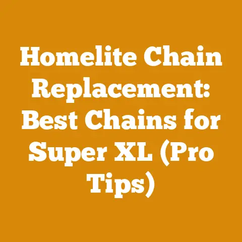 Homelite Chain Replacement: Best Chains for Super XL (Pro Tips)