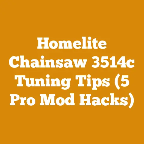 Homelite Chainsaw 3514c Tuning Tips (5 Pro Mod Hacks)