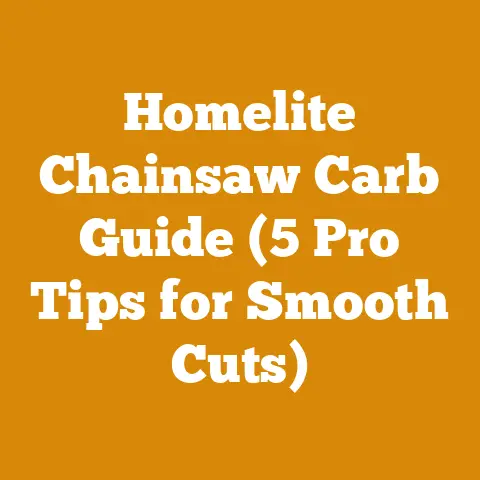 Homelite Chainsaw Carb Guide (5 Pro Tips for Smooth Cuts)