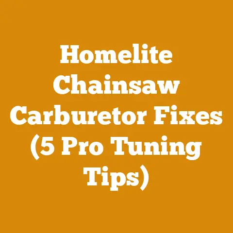 Homelite Chainsaw Carburetor Fixes (5 Pro Tuning Tips)