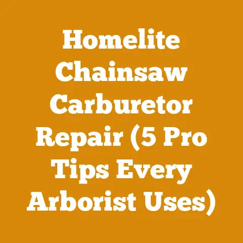 Homelite Chainsaw Carburetor Repair (5 Pro Tips Every Arborist Uses)