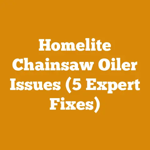 Homelite Chainsaw Oiler Issues (5 Expert Fixes)