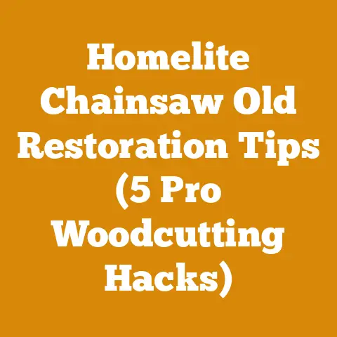 Homelite Chainsaw Old Restoration Tips (5 Pro Woodcutting Hacks)