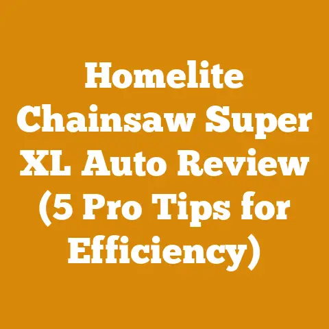 Homelite Chainsaw Super XL Auto Review (5 Pro Tips for Efficiency)