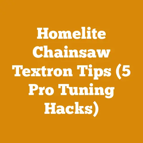 Homelite Chainsaw Textron Tips (5 Pro Tuning Hacks)
