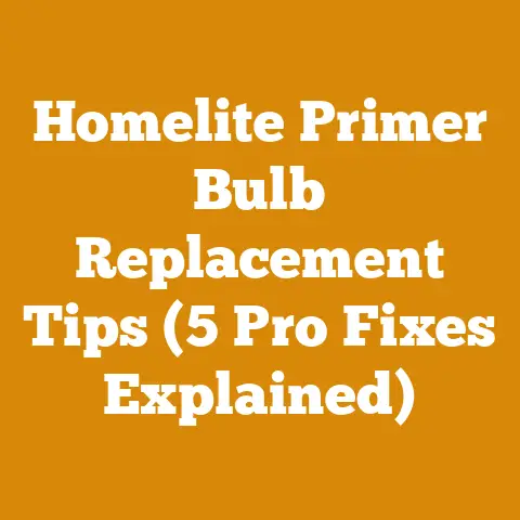 Homelite Primer Bulb Replacement Tips (5 Pro Fixes Explained)