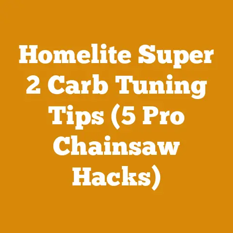 Homelite Super 2 Carb Tuning Tips (5 Pro Chainsaw Hacks)