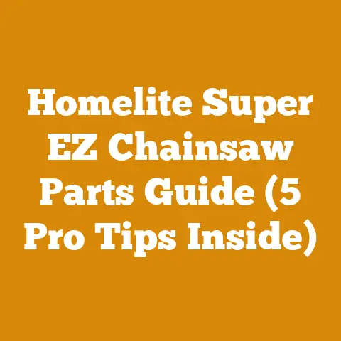 Homelite Super EZ Chainsaw Parts Guide (5 Pro Tips Inside)