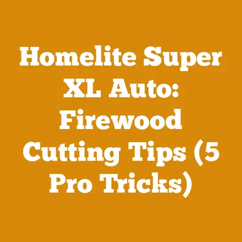 Homelite Super XL Auto: Firewood Cutting Tips (5 Pro Tricks)