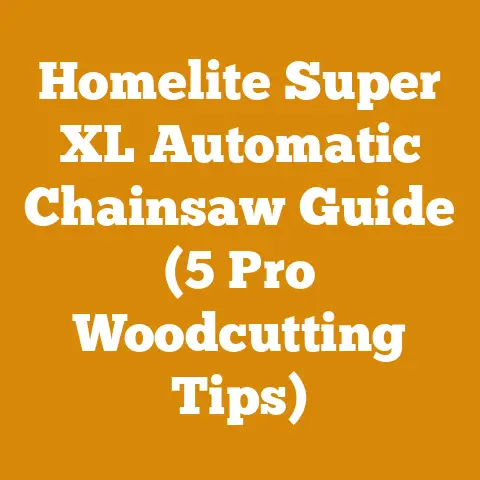 Homelite Super XL Automatic Chainsaw Guide (5 Pro Woodcutting Tips)