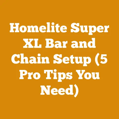 Homelite Super XL Bar and Chain Setup (5 Pro Tips You Need)