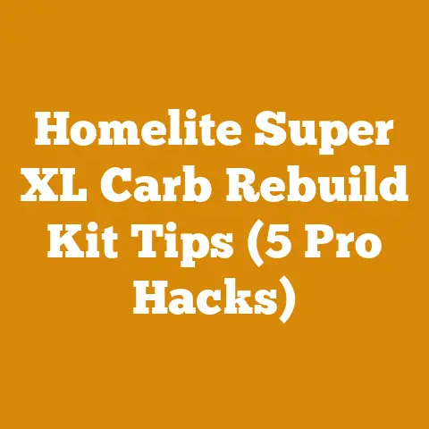 Homelite Super XL Carb Rebuild Kit Tips (5 Pro Hacks)