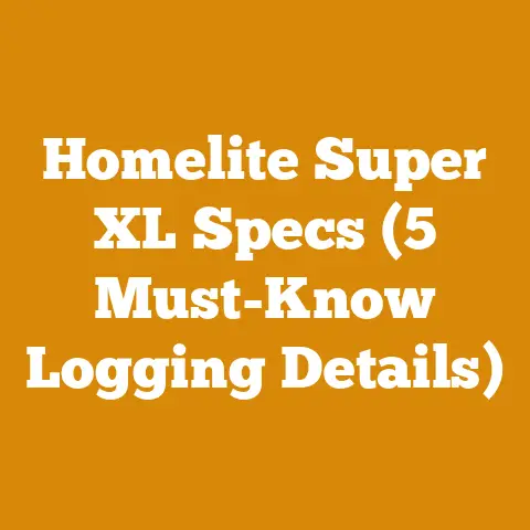 Homelite Super XL Specs (5 Must-Know Logging Details)