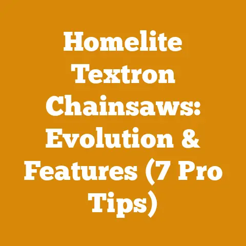 Homelite Textron Chainsaws: Evolution & Features (7 Pro Tips)