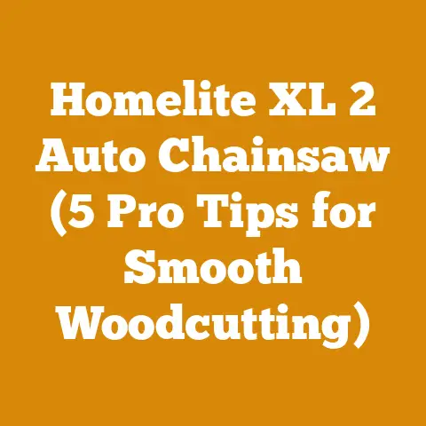 Homelite XL 2 Auto Chainsaw (5 Pro Tips for Smooth Woodcutting)