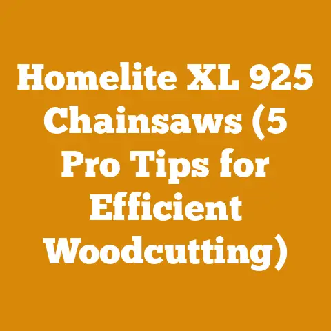 Homelite XL 925 Chainsaws (5 Pro Tips for Efficient Woodcutting)